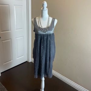 Cynthia Rowley Sequin Babydoll Dress